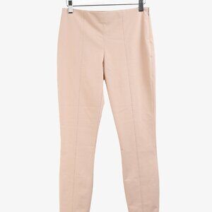 The Row Nude Stretch Twill Topstitched Pants